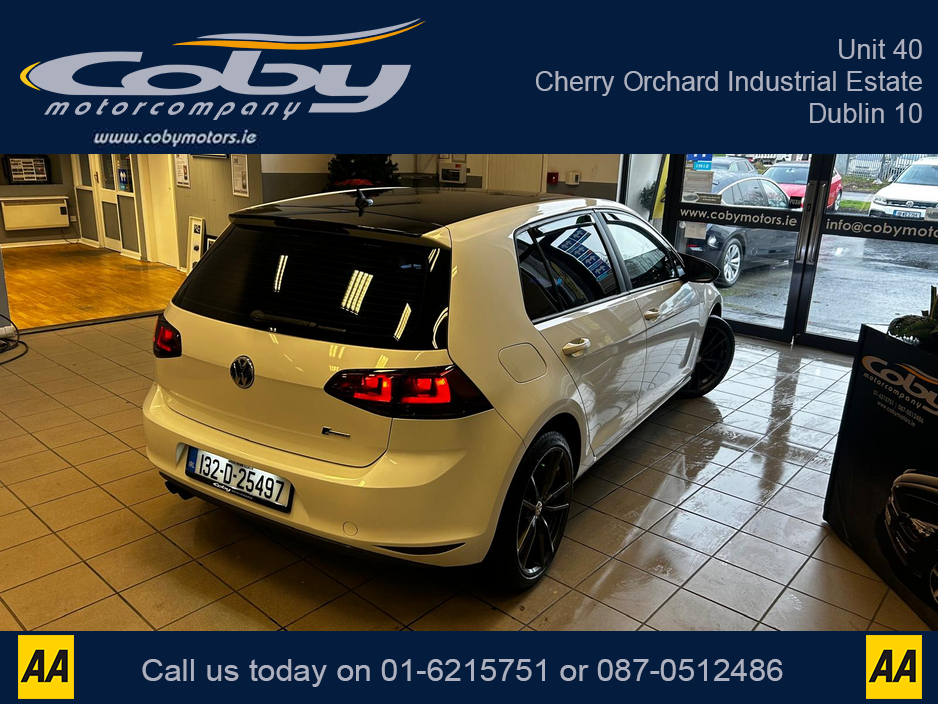 2013 Volkswagen Golf 1.4 5DR AUTO. NCT & Tax, Full Leather, Pan Roof, Cruise Control, Android Auto, MFSW, Reverse Cam, Alloy Wheels, Full Electrics, Parking Sensors, Paddle Shift, Dual Climate Control, Folding seats &more €11,950