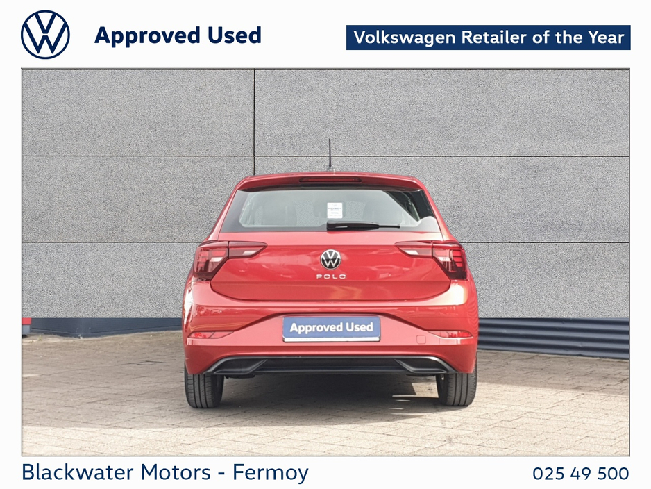 2022 Volkswagen Polo 1.0TSI 95BHP LIFE WITH FLOOR MATS €18,950