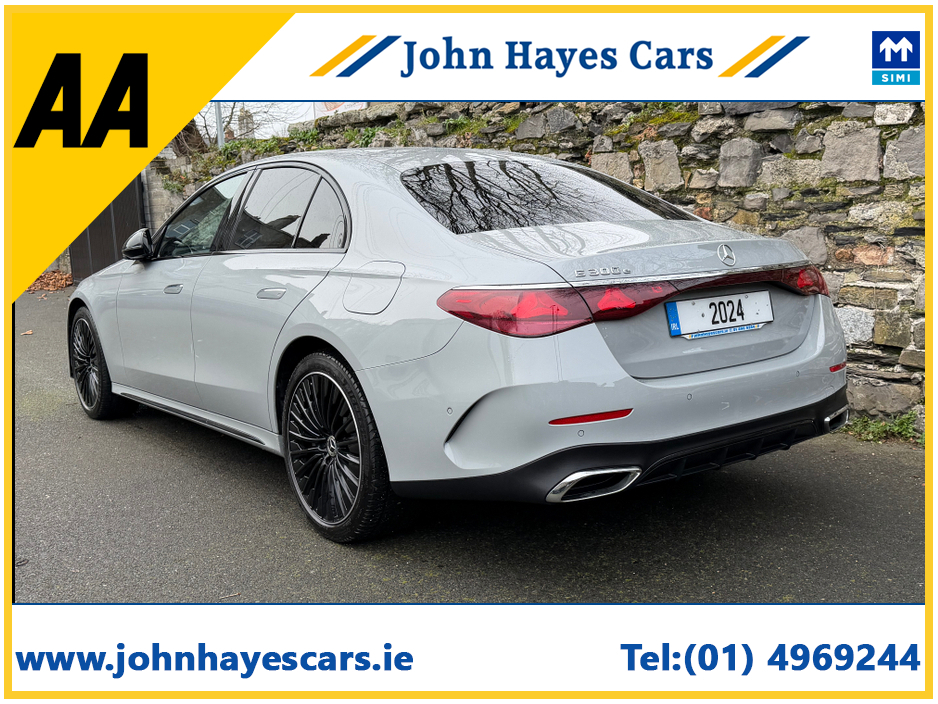 2024 Mercedes-Benz E Class STUNNING LOOKING URBAN EDITION HYBRID PHEV//STUNNING IN ALPINE GREY//VERY LOW MILEAGE//SIMI AND AA DEALER €68,950