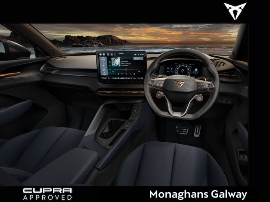 2026 Cupra Terramar *IN STOCK. READY FOR IMMEDIATE DELIVERY* V2 1.5 TSI eHYBRID 204hp (150 kW) Auto in Myth Black with upgraded 19" machined sport black matt/silver wheels €53,454