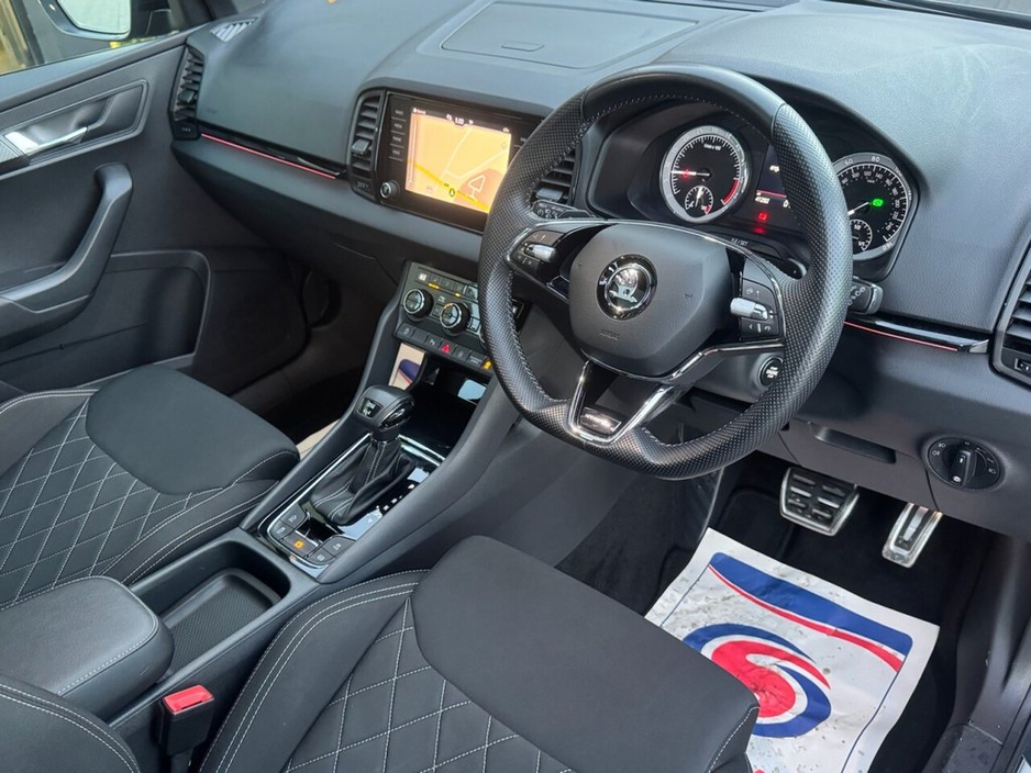 2022 Skoda Karoq 2.0 TDI SportLine SUV 5dr Diesel DSG 4WD Euro 6 (s/s) (150 ps) 1 OWNER + GLASS SUNROOF + REVERSE CAMERA + HEATED SEATS