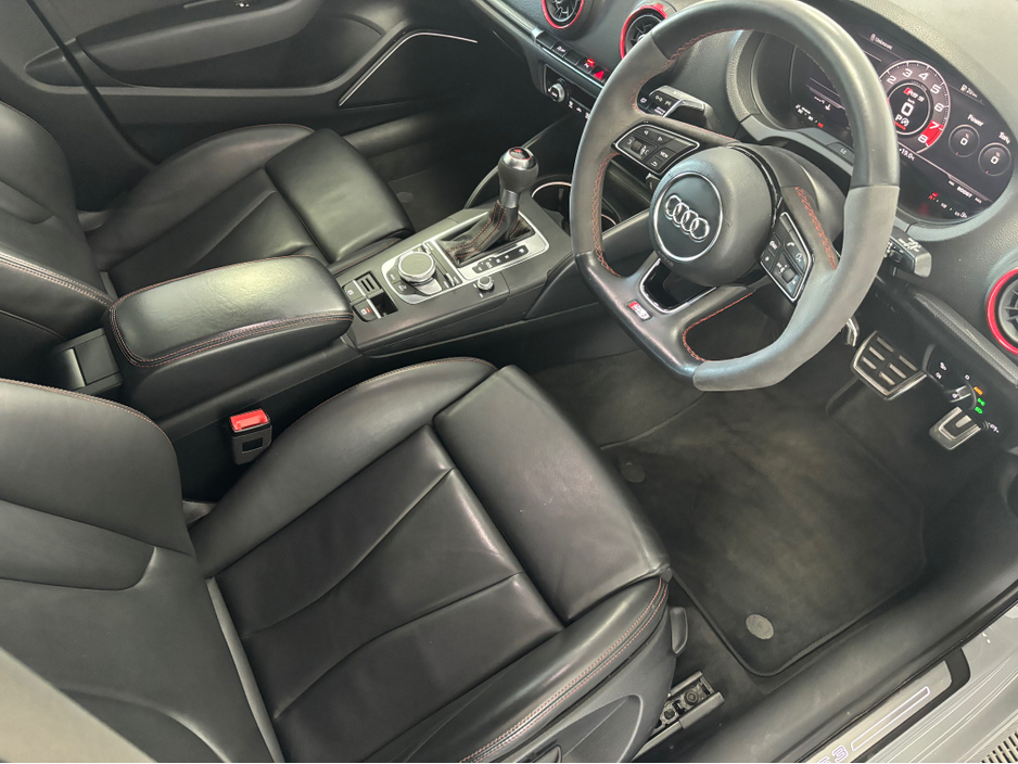 2018 Audi RS3 AUDI RS3 2.5 TFSI QUATTRO 400BHP AUTO *BANG & OLUFSEN SPEAKERS*FACTORY RS SPORT EXHAUST*RS STAMPED SPORT HEATED SEATS*DIGITAL DASH*REVERSE CAM & SENSORS*2 KEYS GREAT SERVICE HISTORY FINANCE AVAILABLE* €47,950