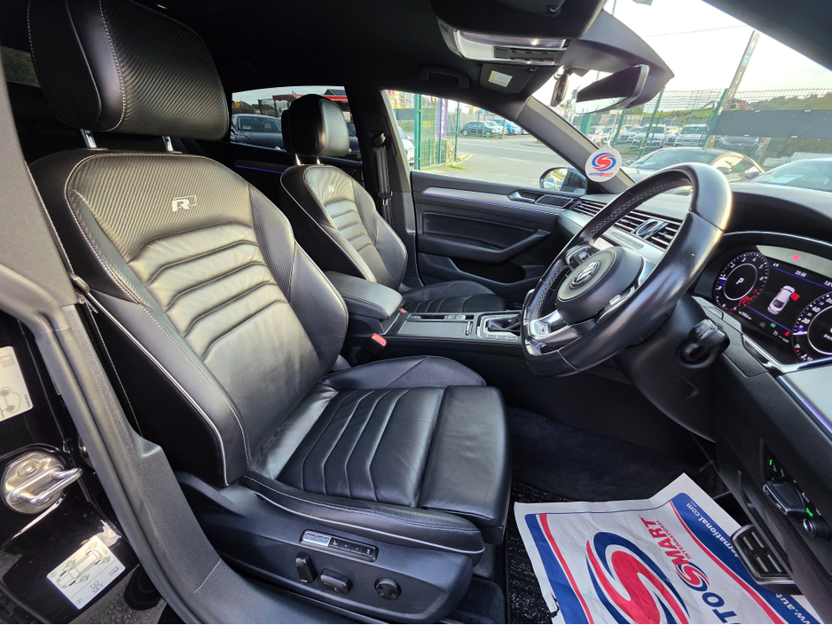 2018 Volkswagen Arteon 2.0 TSI R LINE EDITION 280BHP VIRTUAL DASH FULL LEATHER HEATED ELECTRIC SEATS SAT NAV CARPLAY ANDROID AUTO BLIND SPORT PARKING SENSORS SELF PARKING ASSIST 360 CAMERA €28,500