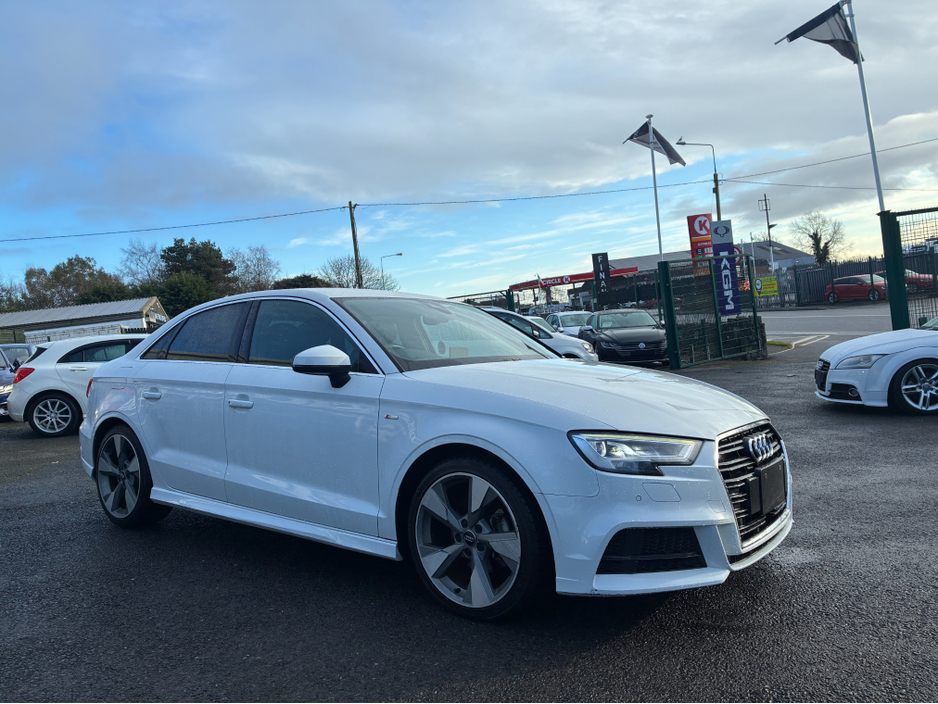 2018 Audi A3 ( 182 REG SALOON 1.4 S LINE EDITION PACK VIRTUAL COCKPIT - NAVIGATION -CARPLAY ANDROID AUTO LEATHER PACK - REVERSING CAMERA / PARKING SENSORS - DRIVE MODE €22,950
