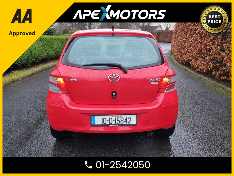 2010 Toyota Yaris 1.0 5DR HATCH * IRISH CAR FROM NEW * LOW LOW KMs * RELIABLE * ECONOMICAL * NCT JUL-26 * LOW TAX MAR-26 * IMMACULATE * STAMPED SERVICE HISTORY * AA APPROVED * 101 SAFETY CHECKLIST * 12-MONTH ROADSIDE €5,949