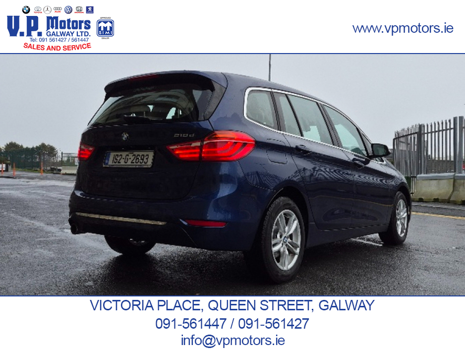 2019 BMW 2 Series Gran Tourer LUXURY EDITION, HUGH SPEC, AUTO, 1 OWNER. €22,850