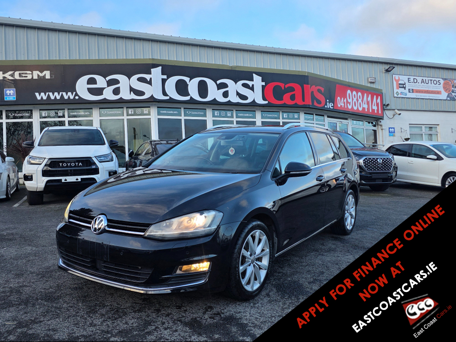 2015 Volkswagen Golf ESTATE ( 152 REG LEATHER FULL LEATHER SEATS 1.4 TSI AUTOMATIC ESTATE FULL LEATHER HEATED ELECTRIC SEATS  REV CAMERA ALLOYS LOW TAX BAND €13,950