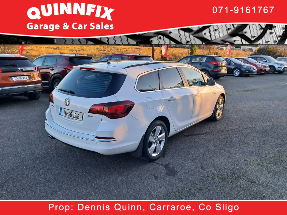 2014 Vauxhall Astra 2.0 CDTI SRI 165PS 5DR A AUTO €5,950