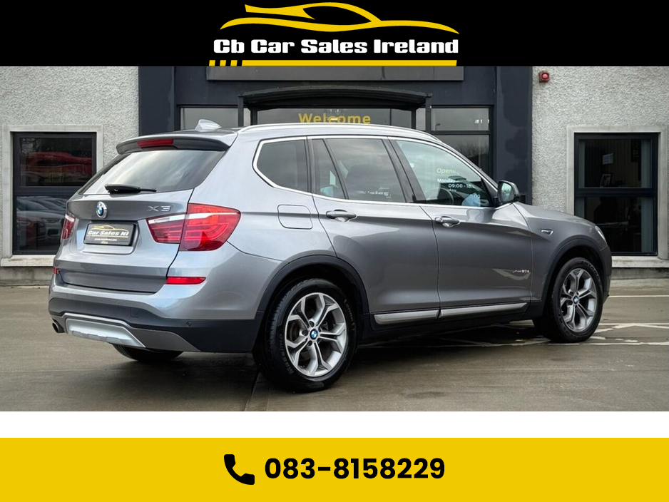 2016 BMW X3 2.0 20d xLine SUV 5dr Diesel Auto xDrive Euro 6 (s/s) (190 ps) PARKING SENSORS + FULL LEATHER INTERIOR + HEATED SEATS €19,400