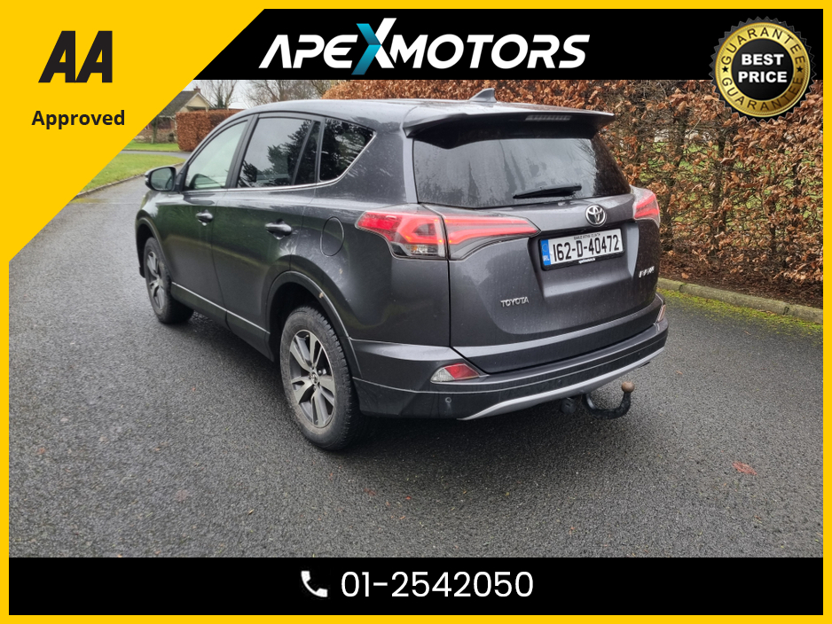 2016 Toyota Rav4 FINANCE ARRANGED * RAV4 2.0 D-4D  * TOP-SPEC BUSINESS EDITION * NEW NCT DEC-27 * TOP-SPEC * IMMACULATE * AA APPROVED * 101 SAFETY CHECKLIST * TOP-SPEC 5DR HATCH * CRUISE CONTROL * 2-KEYS * LOW TAX €12,949