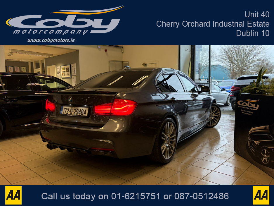 2017 BMW 3 Series 330 F30 E M Sport 4DR Auto. New NCT, Full Body Kit, 2Keys, Sat Nav, MFSW, Full Electrics, Cruise Control, Dual Climate Control, Mirror Link, Heated Seats, Parking Sensors, and more. €15,950