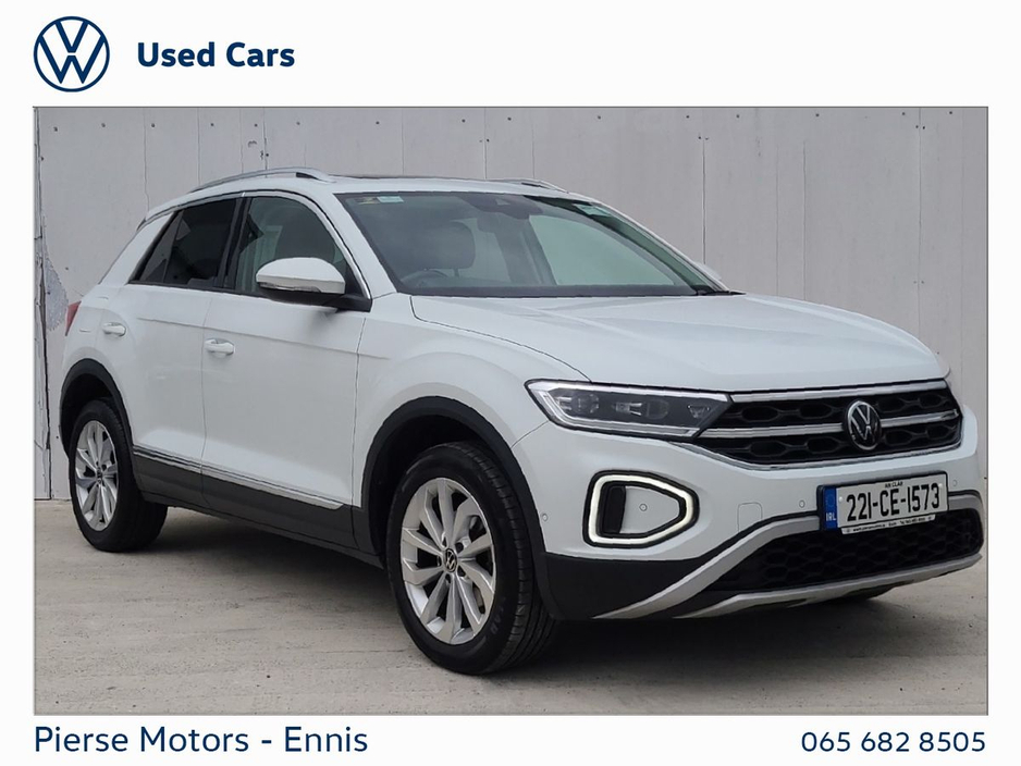 2022 Volkswagen T-Roc 1.0 TSI 110HP Style Plus - Pan Roof €27,950