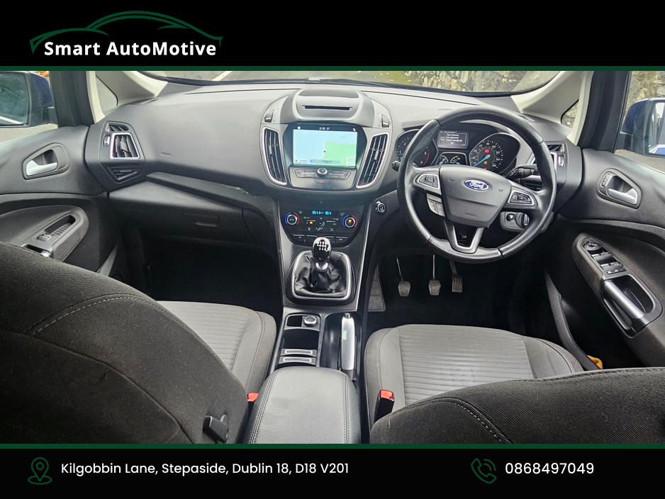 2017 Ford C-Max Titanium 1.5 Tdci Manual * Low Mileage * Only One Previous Owner * Great Condition Throughout * New NCT 02.2028 * Fully Serviced and Professionally Valeted * Top Specification *  6 Months Warranty * €10,950