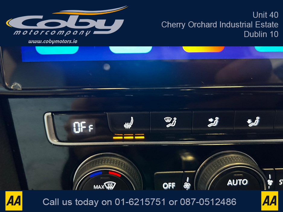 2013 Volkswagen Golf 1.4 5DR AUTO. NCT & Tax, Full Leather, Pan Roof, Cruise Control, Android Auto, MFSW, Reverse Cam, Alloy Wheels, Full Electrics, Parking Sensors, Paddle Shift, Dual Climate Control, Folding seats &more €11,950