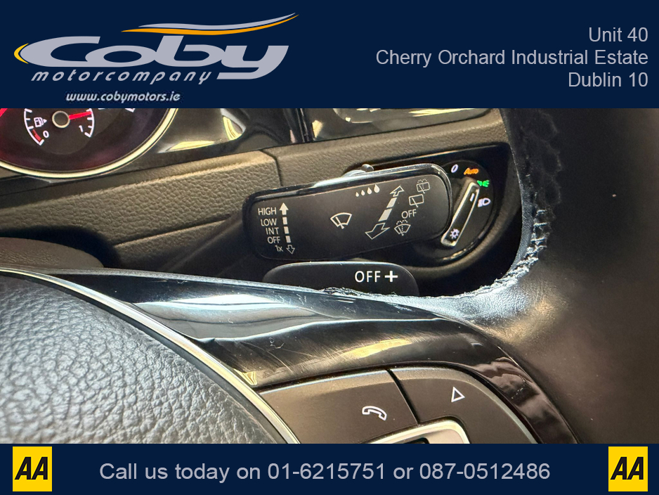 2013 Volkswagen Golf 1.4 5DR AUTO Highline. New NCT done before collection. Full Leather, Reverse Cam, Cruise Control, Heated Seats, Dual Climate, MFSW, Paddle Shift, Bluetooth and more. €11,450