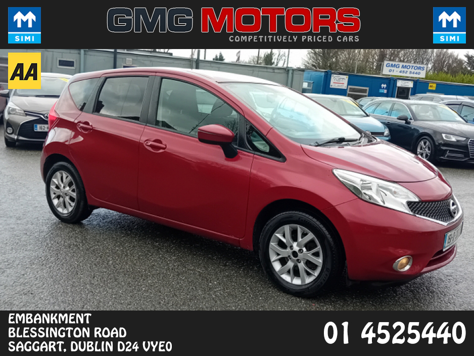2015 Nissan Note 1.2 PET SV 5DR..LOW MILEAGE €6,750