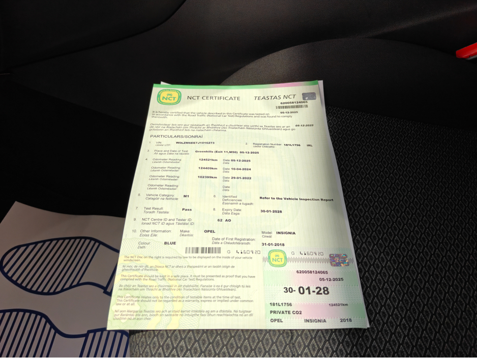 2018 Opel Insignia GRAND SPORT SC 5DR 1.6 110PS €11,450