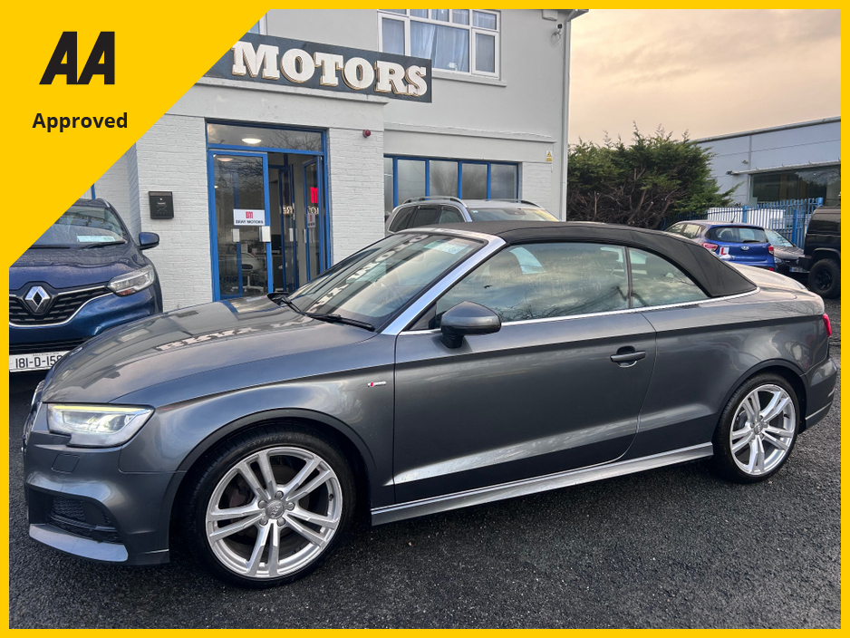 2017 Audi A3 2017 AUDI A3 2.0TDI S LINE CABRIO €17,950