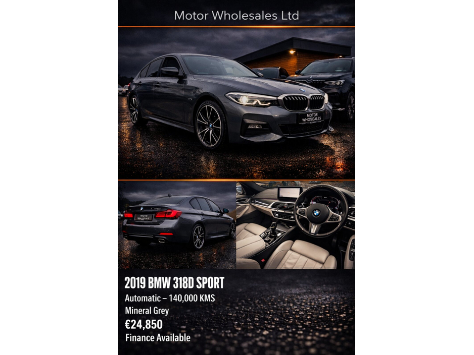 2019 BMW 3 Series 318d Sport €24,850
