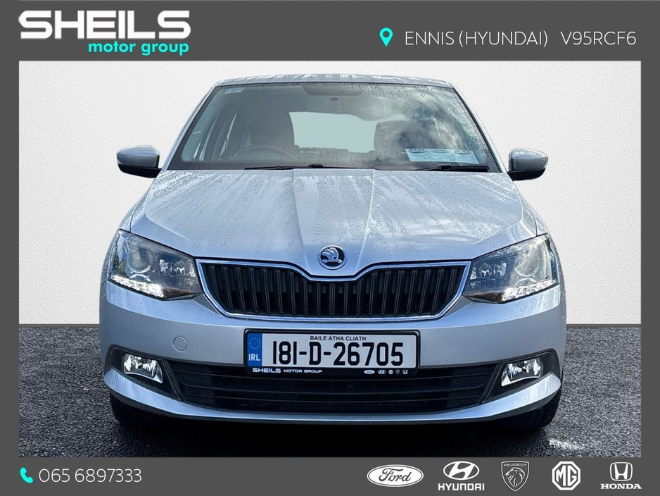 2018 Skoda Fabia 1.0MPI 60HP Ambition €13,950