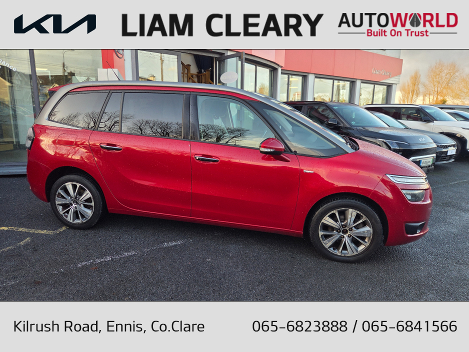 2015 Citroen Grand C4 Picasso GRAND 1.6 BLUE HDI 1 120 EXCLUSIVE + 120BHP 5DR €9,250