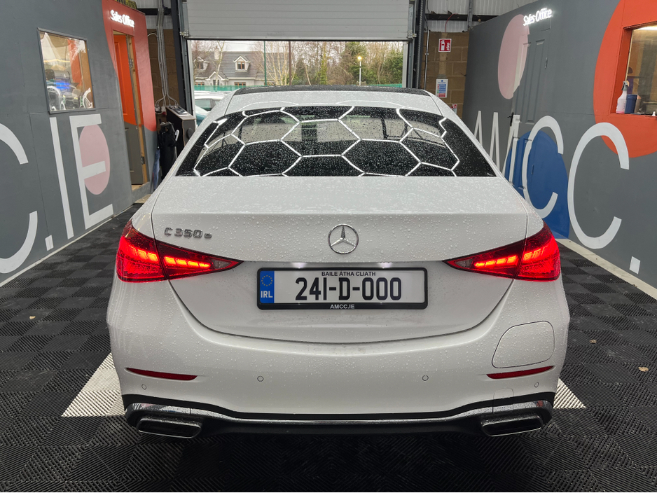 2024 Mercedes-Benz C Class €54950 2024 MERCEDES-BENZ C350E AMG-LINE 2.0 AUTOMATIC / CRUISE CONTROL / 360­° PARKING CAMERA / ELECTRIC MEMORY & HEATED SEATS / PADDLE SHIFTERS / PANORAMIC SUNROOF / AMBIENT LIGHTS €54,950