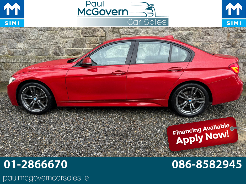 2017 BMW 3 Series D M SPORT ZLMG 4DR**//**CREAM LEATHER**//**€200 ROAD TAX**//**FINANCE ARRANGED**//**12 MONTHS WARRANTY**//**TRADE IN CONSIDERED**//**HI SPEC MODEL!! €19,995
