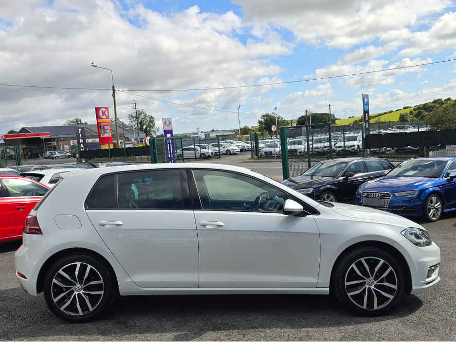 2018 Volkswagen Golf 1.4 TSI TAN LEATHER SEAT MK7.5 FACE-LIFT DYNAUDIO SOUND -NAVI VIRTUAL CLOCKS ANDROID AUTO CARPLAY BLIND SPOT LANE ASSIST REAR TRAFFIC ASSIST - €18,950