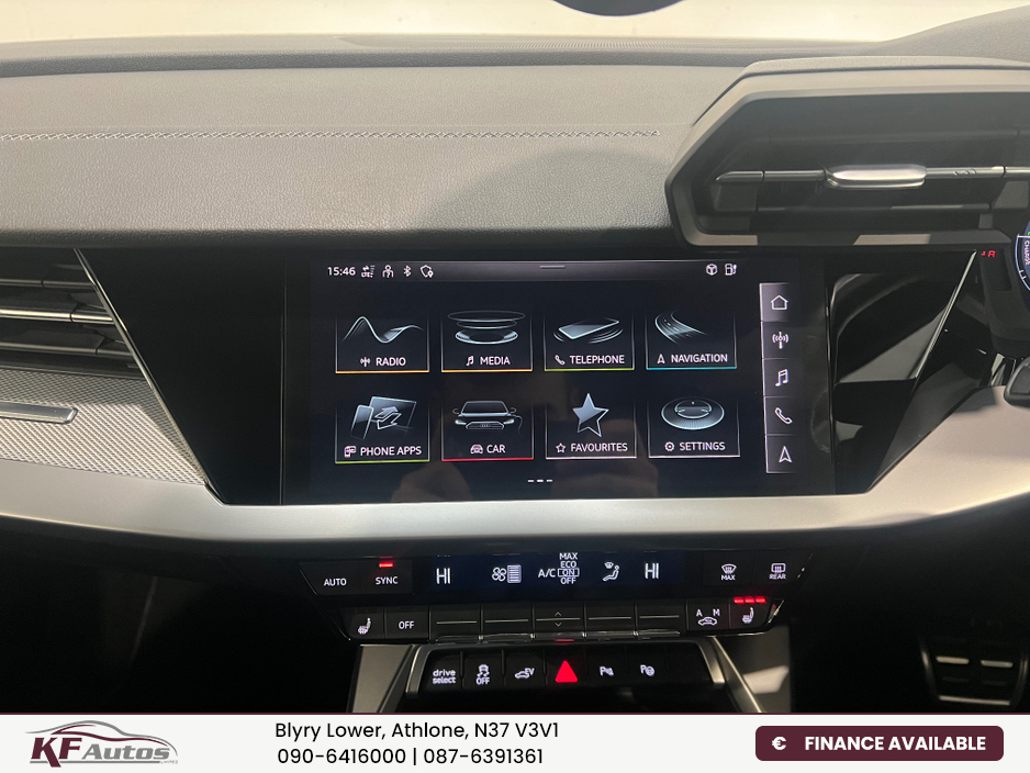 2023 Audi A3 Sportback S Line 40 TFSI-E PHEV 5dr 201bhp S-Tronic Auto - 231 Reg €31,995