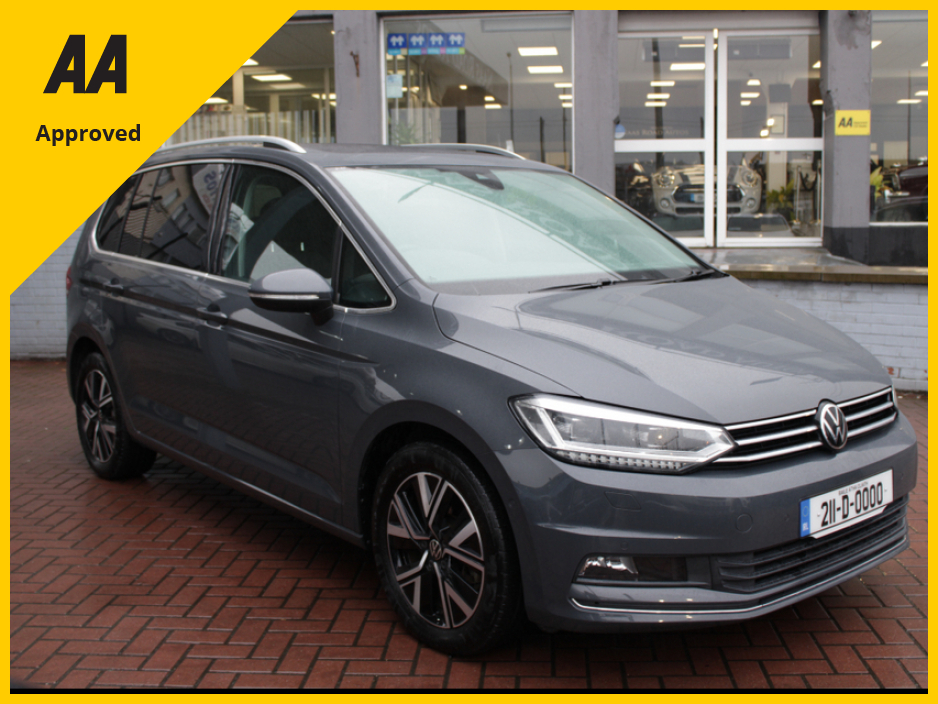 2021 Volkswagen Touran 2.0TDI HIGHLINE PLUS AUTO PAN ROOF  // UPGRADED ALLOYS // STUNNING CAR // BUY WITH CONFIDENCE AA AND SIMI APPROVED DEALER 2026 // FINANCE ARRANGED // ALL TRADE INS WELCOME // WELL WORTH VIEWING // €31,950