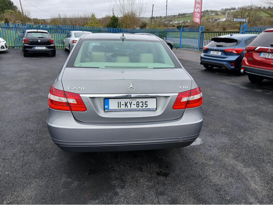 2011 Mercedes-Benz E Class 220 CDI BLUE EFFICIENCY ELEGANCE 4DR AUTO €5,000