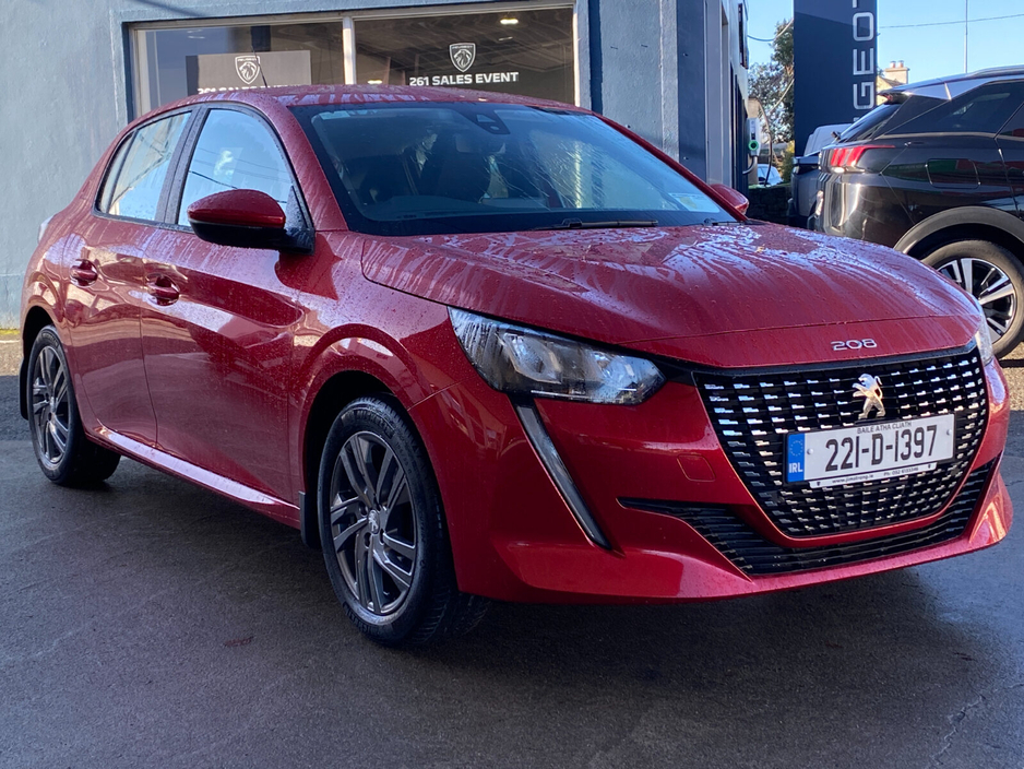 2022 Peugeot 208 1.2 Puretech 75 bhp Active €17,900