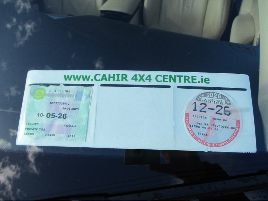 2011 Lexus RX 450 h 3.5 450H EXECUTIVE CVT  AUTO €13,995