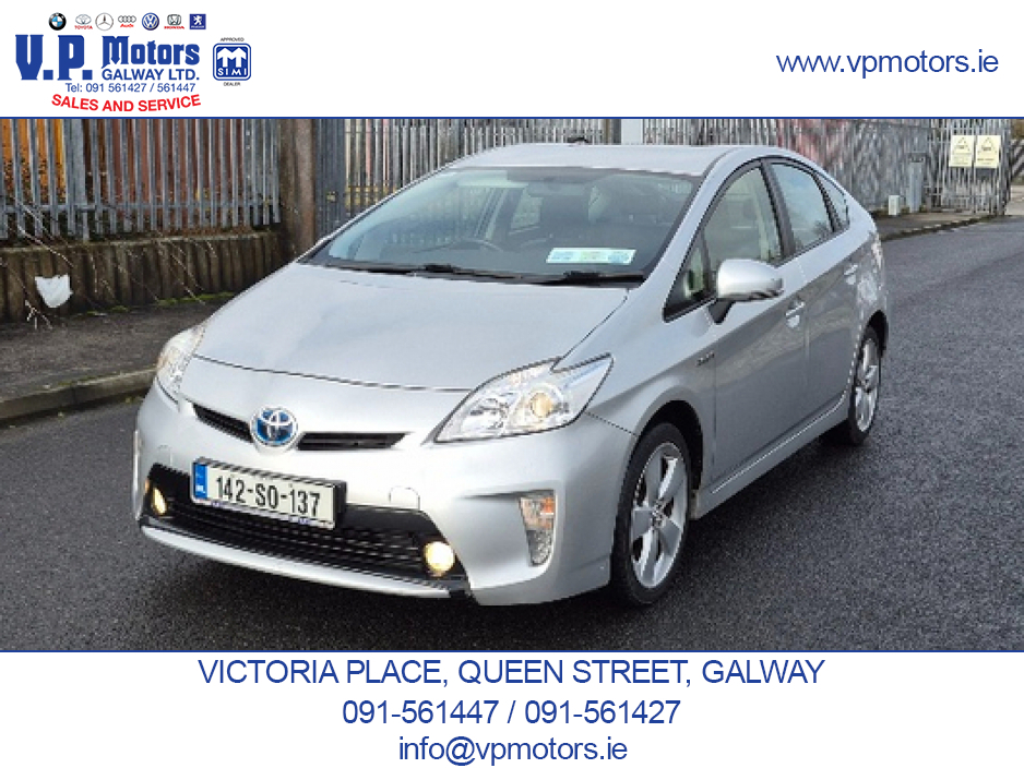 2014 Toyota Prius Original Irish Car  Only 2 Owners  Full Toyota Main Dealer Service History €10,950