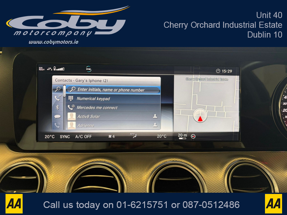 2018 Mercedes-Benz E Class E220 BLUETEC AMG LINE 5DR AUTO.  New NCT, Cruise Control, Full Leather, Alloy Wheels, 2 Keys, Dual Climate Control, Sat Nav, BT, Full Electrics, Parking Sensors, Heated Seats, MFSW, Handsfree, & mor €26,950