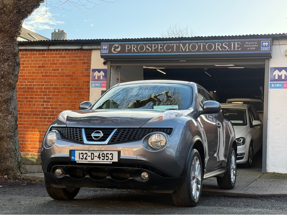 2013 Nissan Juke 1.6 Petrol SV, 1 Owner From New, New Nct 11/2026, Tax 07/2026, Bluetooth, Cruise Control, A/C, Alloys, Full Service History, Service & Warranty Included, SIMI Dealer, €6,750