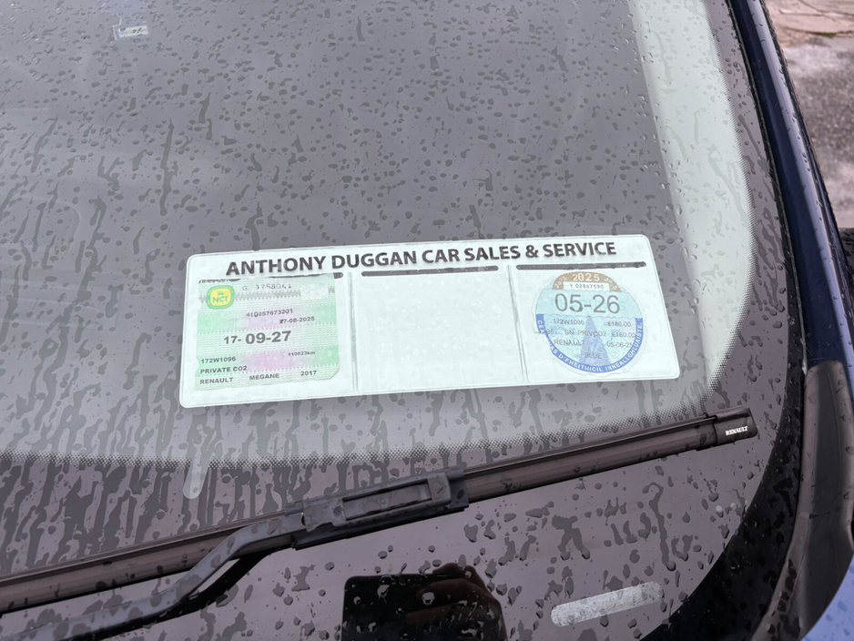 2017 Renault Megane 1.5 dCi 110 DYNAMIQUE NAV €12,950