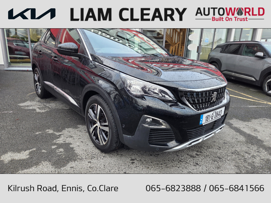 2018 Peugeot 3008 ALLURE 1.2 130 4DR €16,900