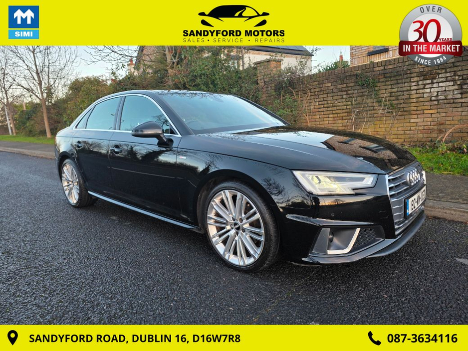 2019 Audi A4 2.0 Tfsi 35 Sline 150PS 4DR €21,950