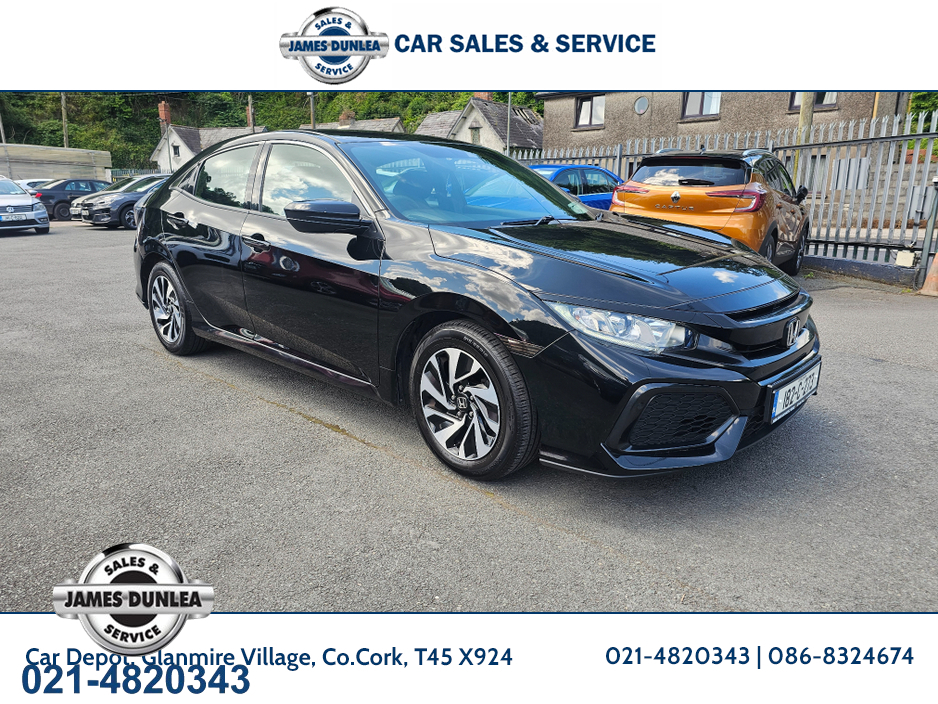 2018 Honda Civic 5DR 124BHP SMART CVT AUTO €17,950