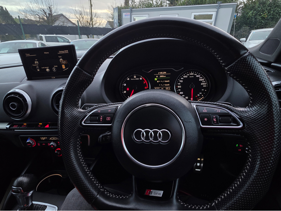 2015 Audi A3 SALOON S-LINE EDITION REVERSING CAMERA / PARKING SENSORS - DRIVE MODE - LOW TAX BAND €16,450