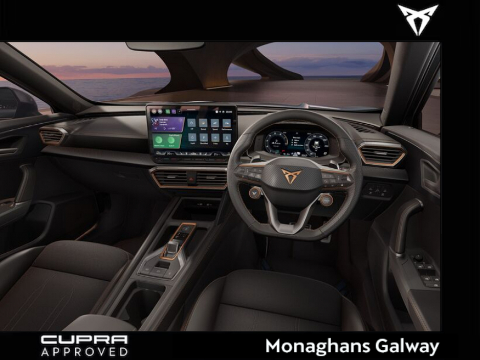 2026 Cupra Formentor *IN STOCK. READY FOR IMMEDIATE DELIVERY* V2 1.5 TSI eHYBRID 204hp (150 kW) AUTO in Fjord Blue with upgraded 19" machined sport black/copper wheels €50,338