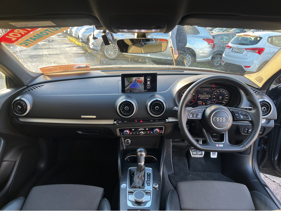 2019 Audi A3 S-LINE BLACK EDITION SALOON AUTOMATIC 1.4 PETROL //HIGH SPEC//LOW MILES//HALF LEATHER HEATED SEATS//KEYLESS ENTRY//ADAPTIVE CRUISE CONTROL//