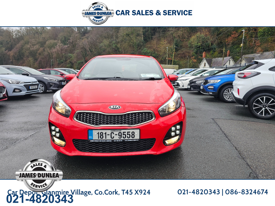 2018 Kia Ceed CEE'D GT LINE SAM 5DR €15,250