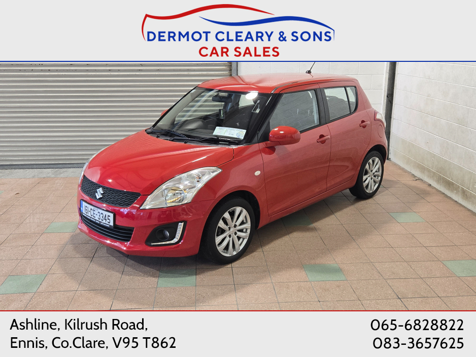 2016 Suzuki Swift 1.2 SZ3 5DR €8,750