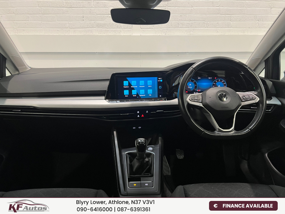 2022 Volkswagen Golf Life 2.0TDI 6 Speed Manual 115bhp 5dr  - 222 Reg €27,995