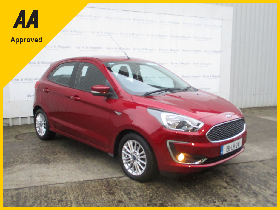 2019 Ford Ka + ZETEC 1.2 85PS M5 5DR LOW KMS.  FULL FORD SERVICE  HISTORY. 12 MONTHS WARRANTY AND 12 MONTHS AA COVER !! €14,950