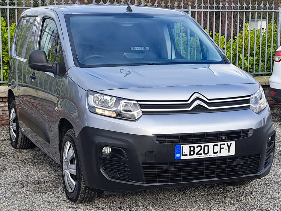 2020 Citroen Berlingo Panel Van Enterprise 1,000 Kg swb  1.5 Diesel with 3 seats in front.