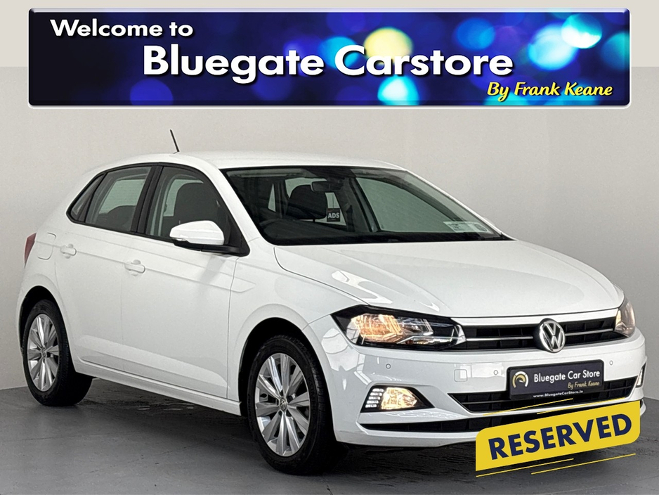 2018 Volkswagen Polo NEW NCT COMFORTLINE 1.0 MANUAL**MULTIFUNCTIONAL STEERING WHEEL**TOUCH SCREEN MEDIA DISPLAY**PARKING SENSORS**APPLE CARPLAY**BLACK CLOTH INTERIOR**SEMI DIGITAL DASH**ISOFIX**FINANCE AVAILABLE** €14,495