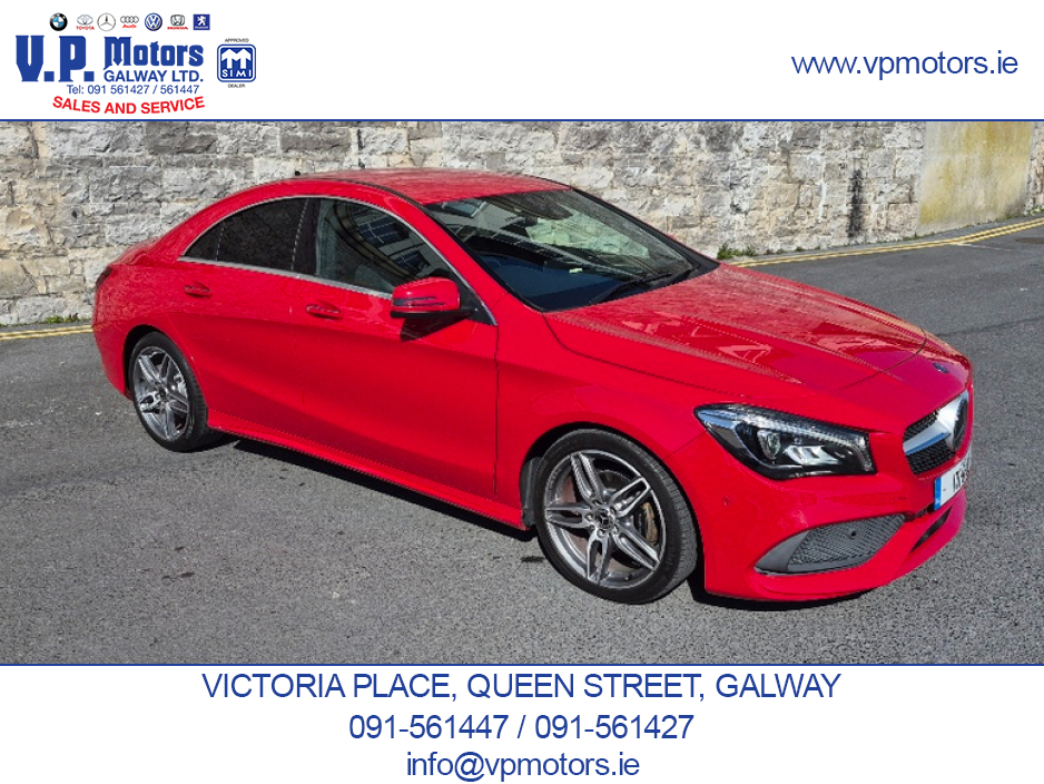 2017 Mercedes-Benz CLA Class AMG SPORT LINE,HALF LEATHER,LOW KM, AUTOMATIC €19,500